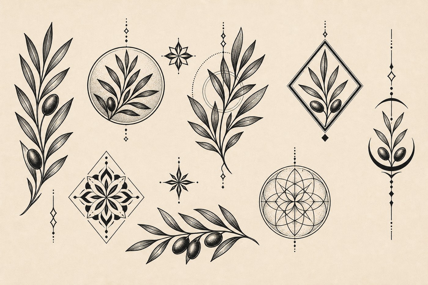 Blackwork tattoo style